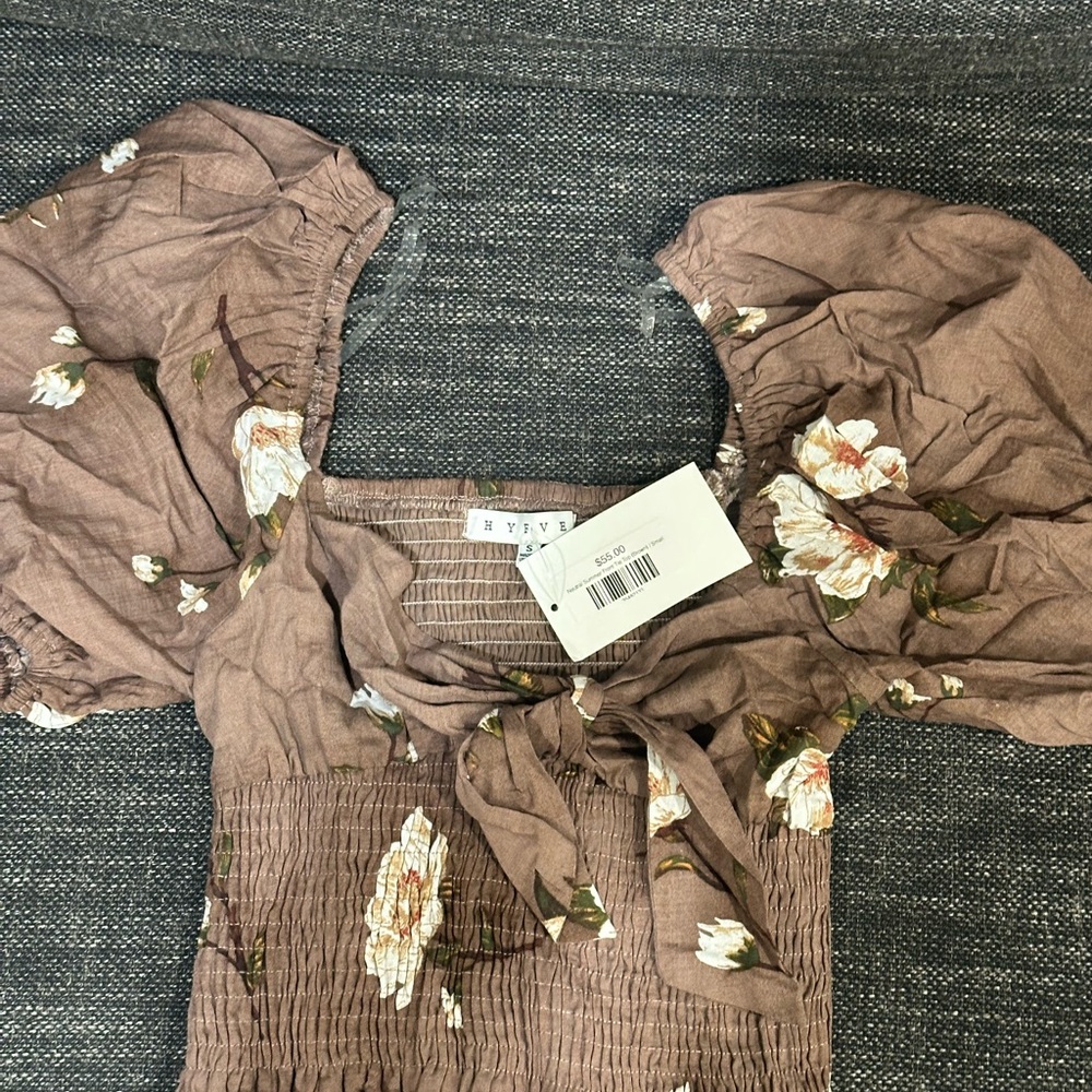 Floral Puff Sleeve Top